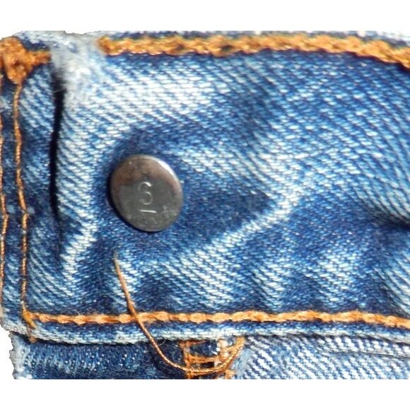Vintage Levi's 501 Jeans Late Transitional '66 (1969-1970) Selvedge 28 x 28 1/2 - Picture 9 of 13